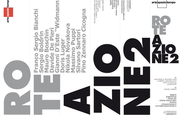 roteazione 2 esposizione nello spazio artespaziotempo