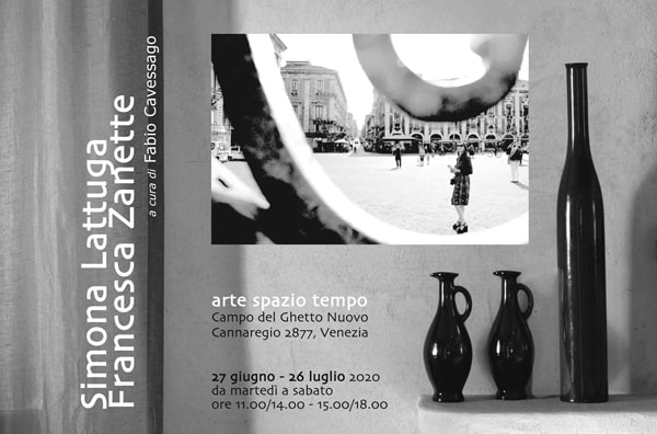 Simona Lattuga e Francesca Zanette a cura di Fabio Cavessago, cartolina di presentazione